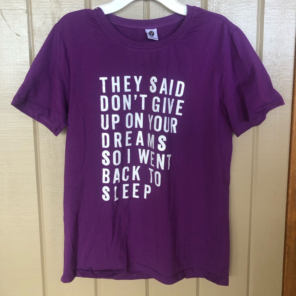Funny purple shirt